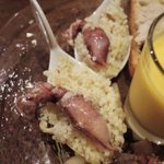 ビストロ ティアボ - ホタルイカと
      じゃがいものクスクス