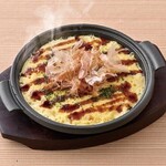 Grilled Yam and Cheese on a Hot Plate