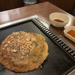 お好み焼 桜 - 牛すじねぎ焼き