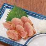 Spicy Cod Roe Grilled with Grated Daikon