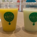 果汁工房果琳 - ドリンク写真:マンゴージュースとメロンジュース