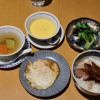 喜記 銀座店 - 叉焼飯セット