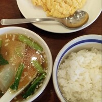 三和楼 - 貝柱入り玉子ランチ 990円