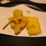 まつむら - 小玉ねぎ、蓮根と墨烏賊