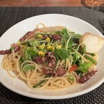 クーリ - 兵庫 ホタルイカと菜の花のパスタ 大盛