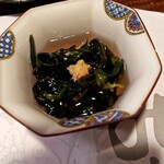 酒と食遊人 みなと - 金時草酢の物