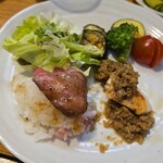 キッチン ブルー グローブ - 再びワンプレートへ