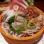 酒と食遊人 みなと - 刺身桶盛り