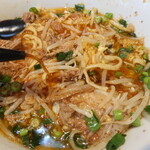 ラーメン二郎 - 赤酢投入～♪