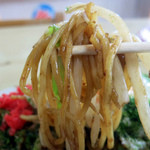 まつや軽食堂 - しなやかなストレート麺