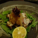 Genkai Tsushima - 炙り生ダコのカルパッチョ