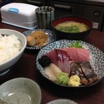 高はし - 20140617 刺身定食