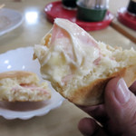 まつや軽食堂 - マヨネーズとハムがこんにちは