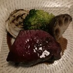 404 nf - 蝦夷鹿　藁焼き