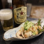 お好み焼きもみじ - 「ゲソマヨポン酢」 748円 ദ്ദി˙◡･)