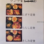音羽鮨 - ランチメニュー(2025年2月)
      
