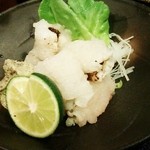 東心斎橋 八束 - 穴子焼霜造り♪