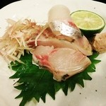 東心斎橋 八束 - 加太のアジ造り♪