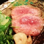 東心斎橋 八束 - 山形牛ラムシンステーキ♪ちょびっとバージョンです。