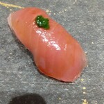 鮨 琥珀 - カツオ(ネギ　玉ねぎ　生姜)