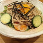 勝龍庵 肴家 くのり - 大竹製麺所そばサラダ　ハーフ・６３０円