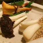 きはるの胡麻鯖や - 島らっきょう