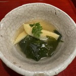 銀座 きた川 - 若竹煮　春間近ですね。