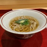 銀座 きた川 - 花山葵蕎麦　ご飯の最後にさっぱりといただきます♪