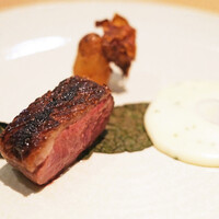 ラ・グランド・メゾンTOKYO - ランチコース 7865円 のフランス産のシャラン鴨 白トリュフのオイル