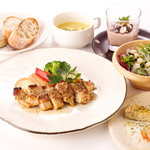 Cafe Terrasse LinQ - 夜の肉料理セット