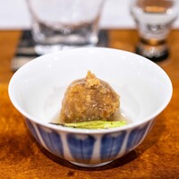 日本料理 五感 - 2025.3 熊本産蓮根の蓮根饅頭 地物グリーンアスパラガスの炭火焼き