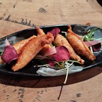 酔壱や - 鶏皮餃子680円