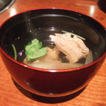 よろにく - 牛テールと茗荷のお吸い物