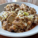 仙台国際ホテル - 朝に美味しい麻婆豆腐。やはり、持ってきてくださってすぐが美味しい。