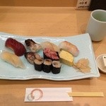 Sushi No Ikumi - ランチのＢ握り