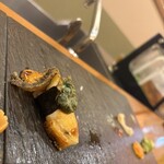 寿し処 一福 - 特上寿司（煮鮑）