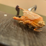 寿し処 一福 - 海老の殻