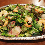 ガネーシュ - 菜の花とえびのサラダ