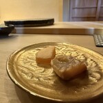 すし処 睦月 - カラスミ、鰆いぶし　スモーキー