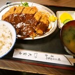 十三 大富士 - ④ビフカツ（A）定食