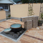 釜を洗って居た井戸がエクステリアに