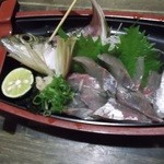 Sushi Waka Ando Shunsai Waka - あじ刺身
