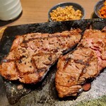 感動の肉と米 船橋新高根店 - ハラミステーキセット（1,100円税込）