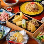 天ぷらバル 天むす 銀座 たけぞう - デイナー　たけぞう松コース