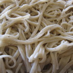 手打ちそば 蕎心庵 - 粒子が粗いんです・・・。