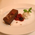 ベンジャミンステーキハウス 六本木 - デザートのガトーショコラ