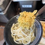 はなまるうどん - 天かす