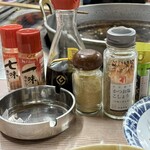 弁慶 - 卓上の様子。