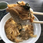 きそば 中山 - タレもご飯によく合う