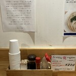 讃岐立食いうどん きりん屋 - オプション達